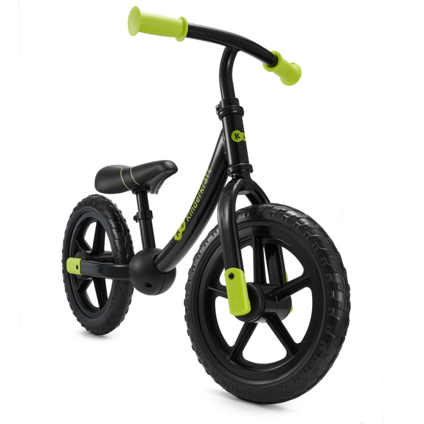 KINDERKRAFT - Bicicleta sin pedales 2WAY NEXT negra