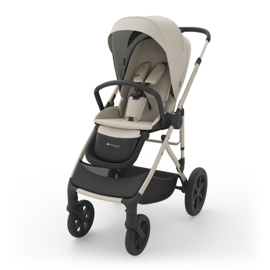 KINDERKRAFT - Carrito combinable 3 en 1 PRIME 3 Sand Dune