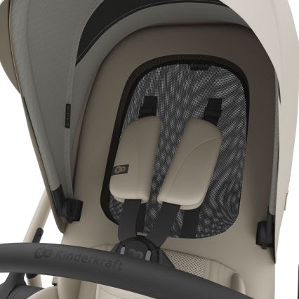 KINDERKRAFT - Carrito combinable 3 en 1 PRIME 3 Sand Dune