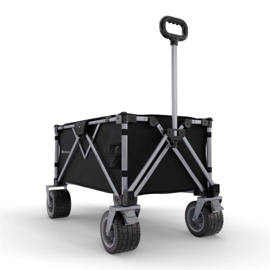KINDERKRAFT - Carro de transporte plegable WAGON ROLLSTER negro