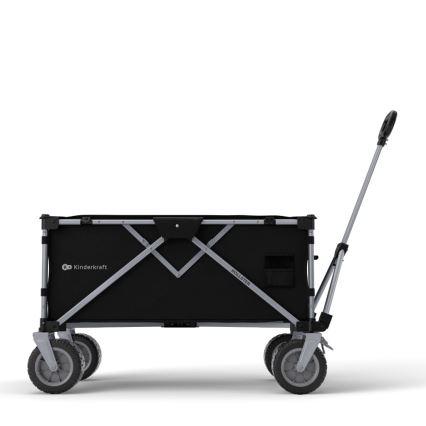 KINDERKRAFT - Carro de transporte plegable WAGON ROLLSTER negro