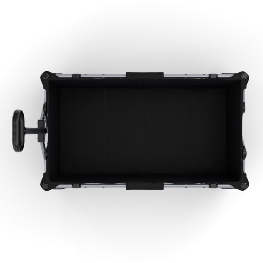 KINDERKRAFT - Carro de transporte plegable WAGON ROLLSTER negro