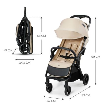 KINDERKRAFT - Cochecito APINO beige