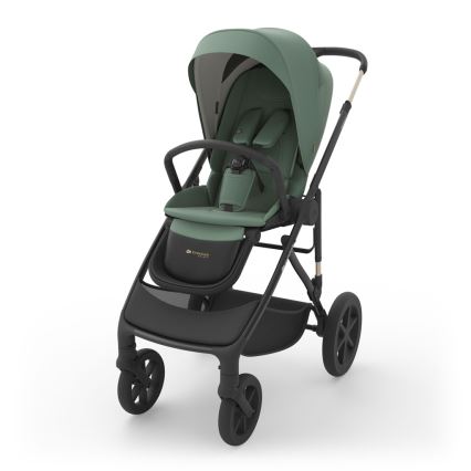 KINDERKRAFT - Cochecito combinable 3 en 1 PRIME 3 Verde oscuro