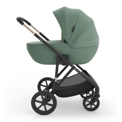 KINDERKRAFT - Cochecito combinable 3 en 1 PRIME 3 Verde oscuro