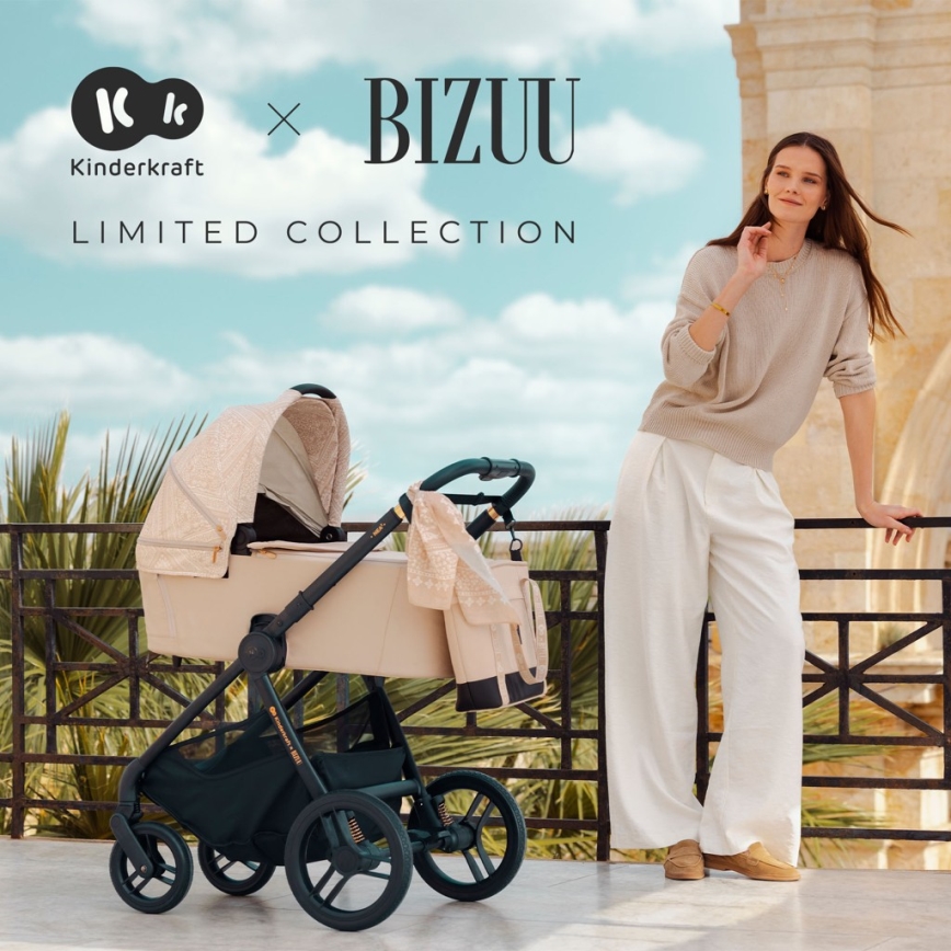 KINDERKRAFT - Cochecito combinado 2 en 1 NEA 2 Dune Whisper Bizuu