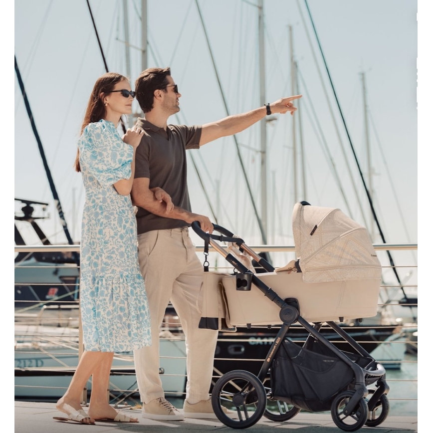 KINDERKRAFT - Cochecito combinado 2 en 1 NEA 2 Dune Whisper Bizuu