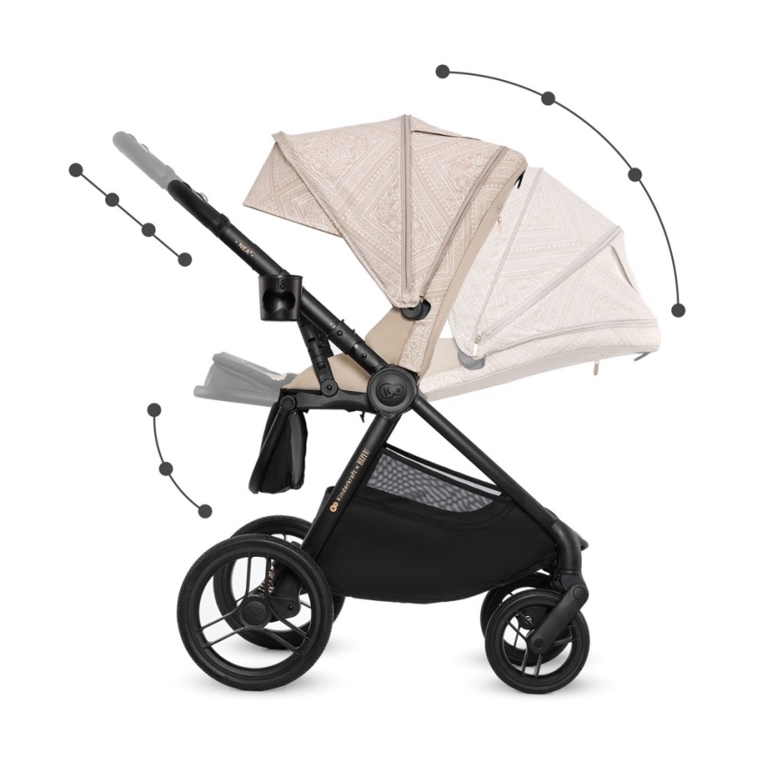 KINDERKRAFT - Cochecito combinado 2 en 1 NEA 2 Dune Whisper Bizuu