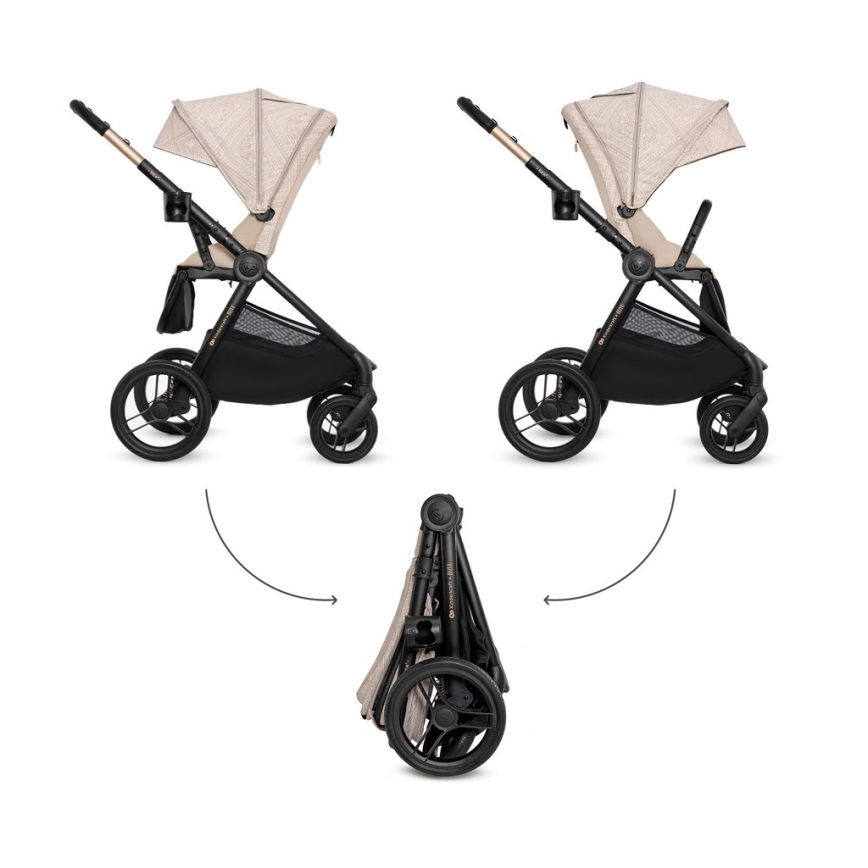 KINDERKRAFT - Cochecito combinado 2 en 1 NEA 2 Dune Whisper Bizuu