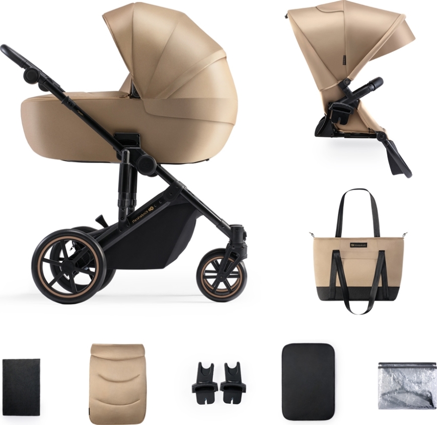KINDERKRAFT - Cochecito combinado 2en1 PRIME 2 beige