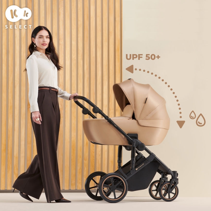 KINDERKRAFT - Cochecito combinado 2en1 PRIME 2 beige