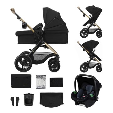 KINDERKRAFT - Cochecito combinado 3 en 1 MOOV 2 XL Air Black