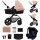 KINDERKRAFT - Cochecito combinado 3en1 MOOV 2 AIR Sand beige + silla de coche MINK PRO