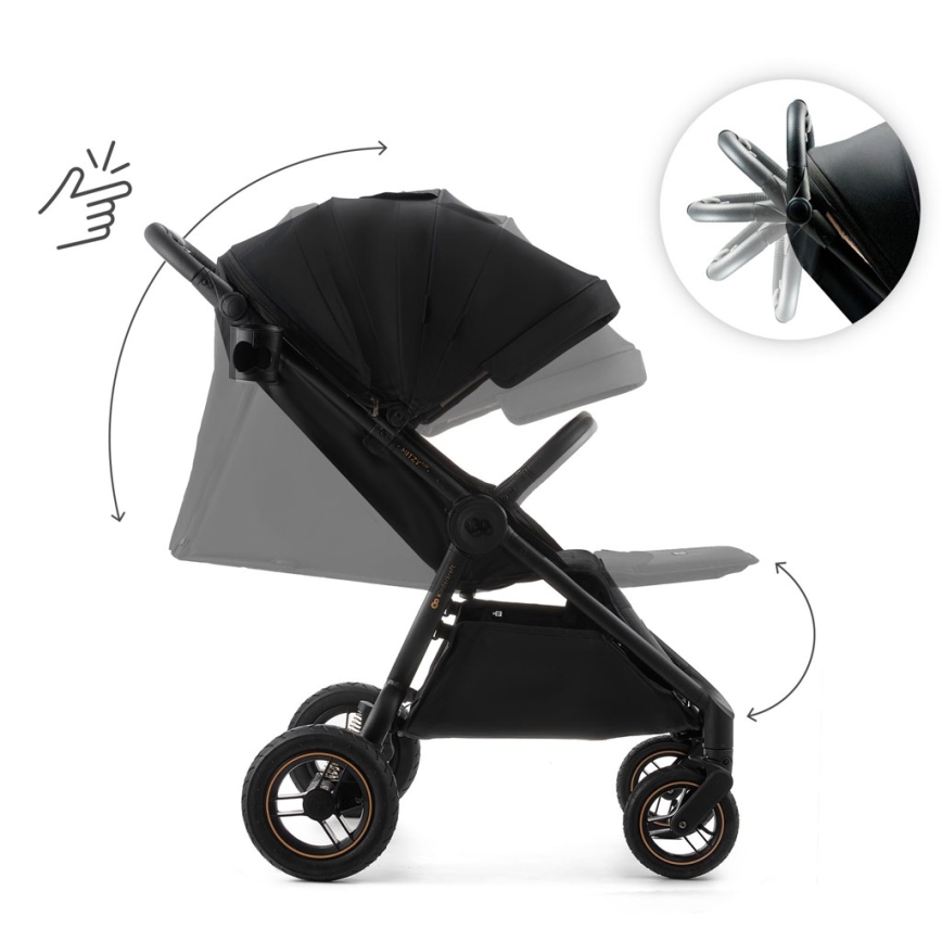 KINDERKRAFT - Cochecito deportivo MITZY Air Black