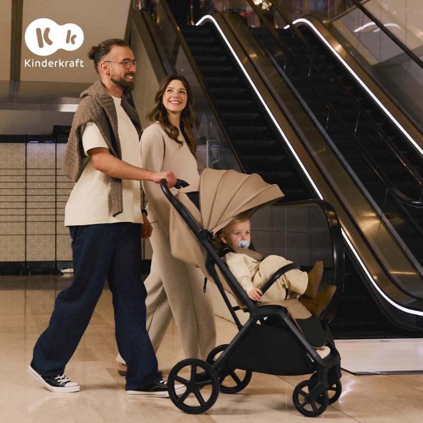 KINDERKRAFT - Cochecito LOOM beige