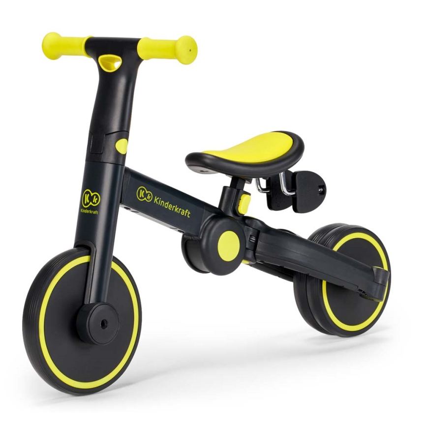 KINDERKRAFT - Correpasillos infantil 3 en 1 4TRIKE amarillo/negro