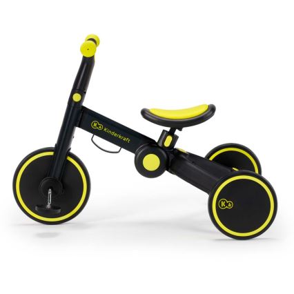 KINDERKRAFT - Correpasillos infantil 3 en 1 4TRIKE amarillo/negro