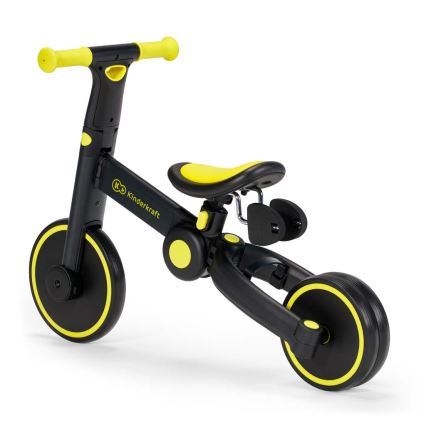 KINDERKRAFT - Correpasillos infantil 3 en 1 4TRIKE amarillo/negro