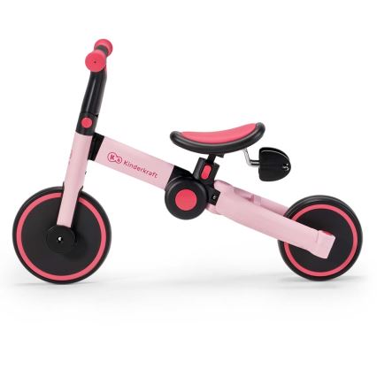 KINDERKRAFT - Correpasillos infantil 3 en 1 4TRIKE rosa