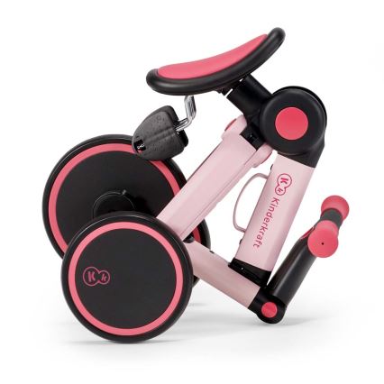 KINDERKRAFT - Correpasillos infantil 3 en 1 4TRIKE rosa