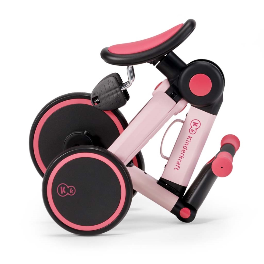 KINDERKRAFT - Correpasillos infantil 3 en 1 4TRIKE rosa