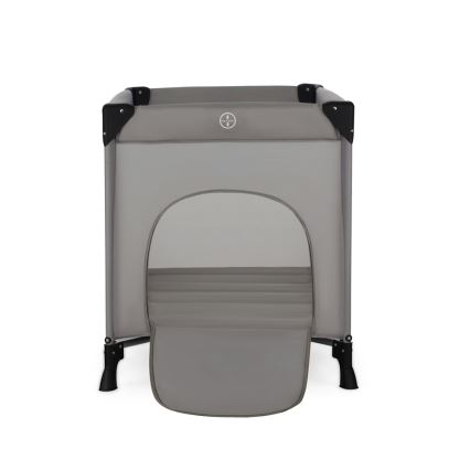 KINDERKRAFT - Cuna de viaje Baby Tiger VIKI gris
