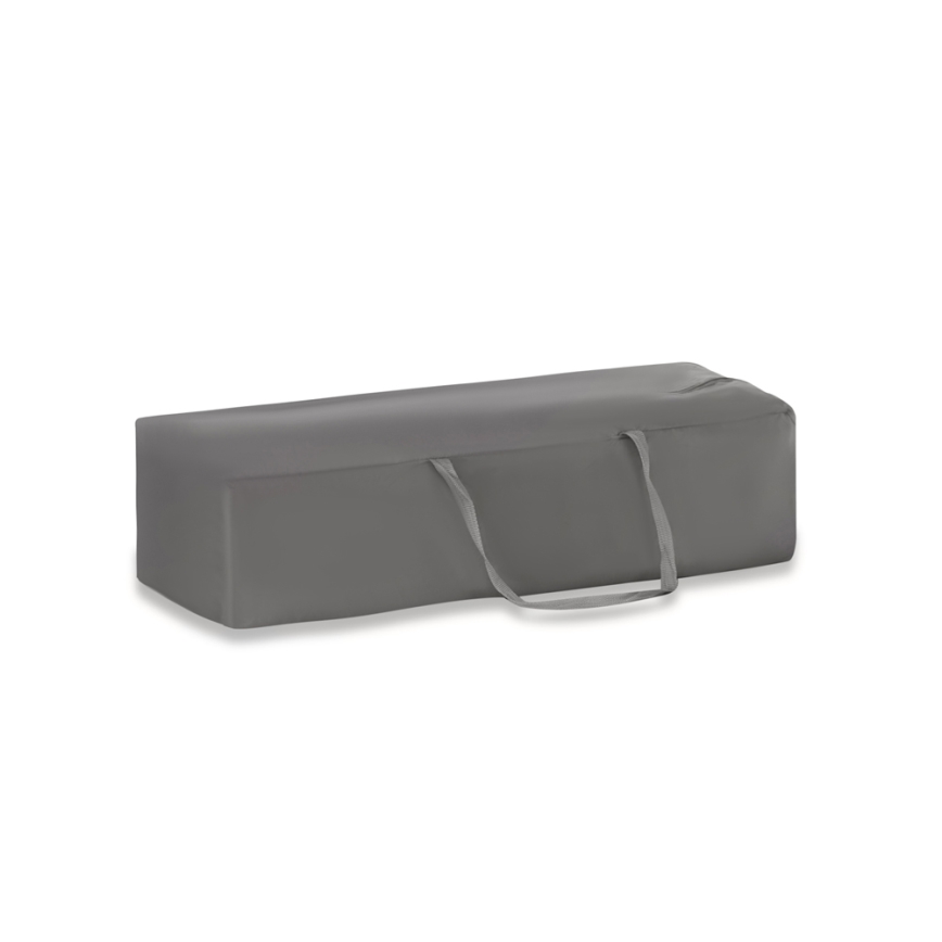 KINDERKRAFT - Cuna de viaje Baby Tiger VIKI gris