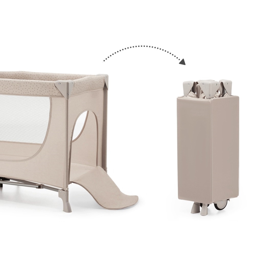 KINDERKRAFT - Cuna de viaje JOY 2 beige
