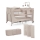 KINDERKRAFT - Cuna de viaje JOY 2 con accesorios beige
