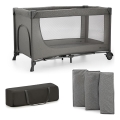 KINDERKRAFT - Cuna de viaje JOY 2 gris