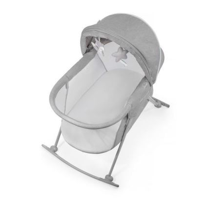 KINDERKRAFT - Cuna infantil 3 en 1 LOVI gris
