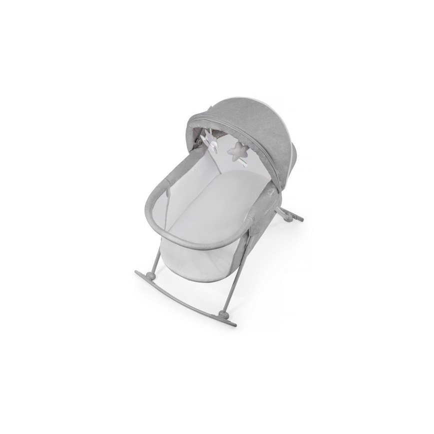 KINDERKRAFT - Cuna infantil 3 en 1 LOVI gris