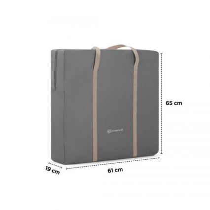 KINDERKRAFT - Cuna infantil 3 en 1 LOVI gris