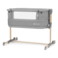 KINDERKRAFT - Cuna para bebé NESTE GROW gris claro