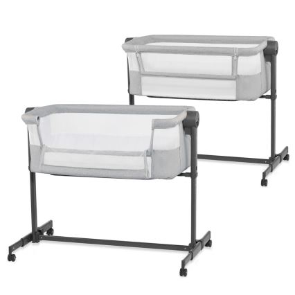 KINDERKRAFT - Cuna para bebé NESTE UP2, gris claro