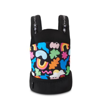 KINDERKRAFT - Mochila portabebés HUGGY Happy Shapes