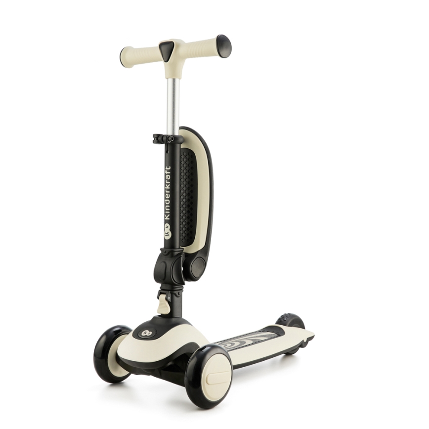 KINDERKRAFT - Patinete infantil 2 en 1 HALLEY Stone white