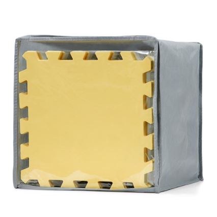KINDERKRAFT - Puzzle de espuma LUNO 30 piezas gris/amarillo