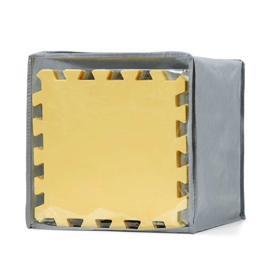 KINDERKRAFT - Puzzle de espuma LUNO 30 piezas gris/amarillo