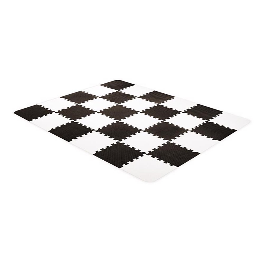 KINDERKRAFT - Puzzle de espuma LUNO 30 piezas negro/blanco