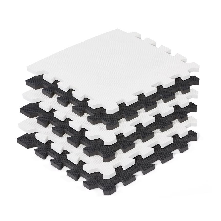 KINDERKRAFT - Puzzle de espuma LUNO 30 piezas negro/blanco