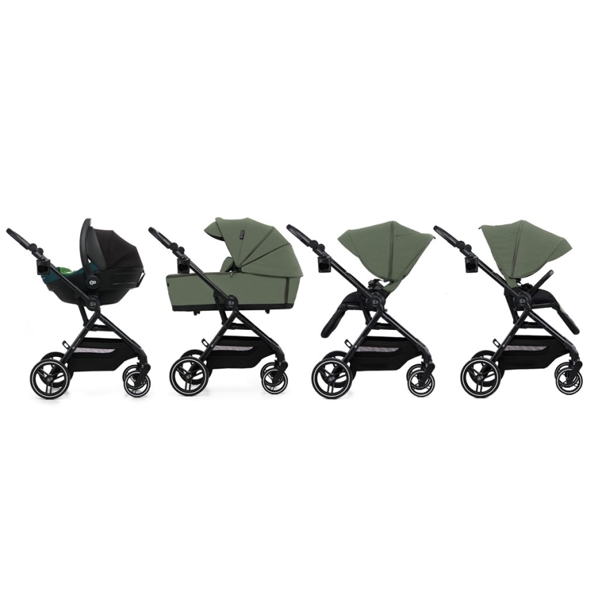 KINDERKRAFT SELECT - Cochecito 2en1 YOXI Mystic verde