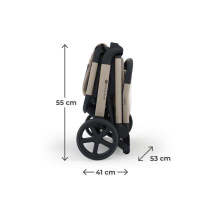 KINDERKRAFT SELECT - Cochecito deportivo NUBI 3 Beige Arena