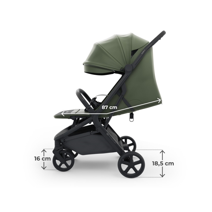 KINDERKRAFT SELECT - Cochecito deportivo NUBI 3 Mystic Green