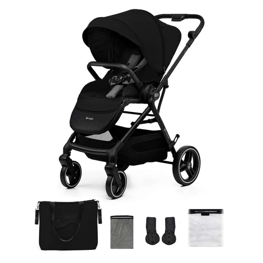 KINDERKRAFT SELECT - Cochecito deportivo YOXI Pure black