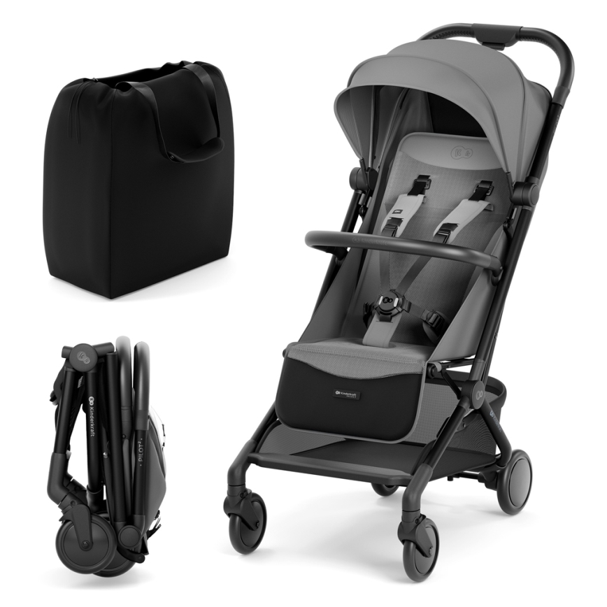 KINDERKRAFT SELECT - Cochecito PILOT 2 gris