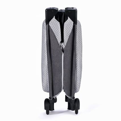 KINDERKRAFT SELECT - Cuna de viaje LEODY gris
