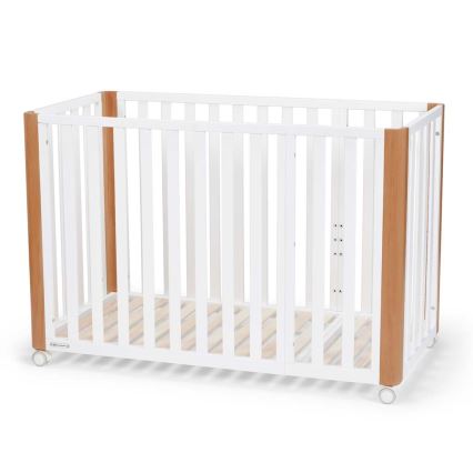 KINDERKRAFT SELECT - Cuna infantil 4 en 1 KOYA Premium haya/pino