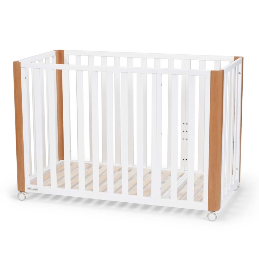 KINDERKRAFT SELECT - Cuna infantil 4 en 1 KOYA Premium haya/pino