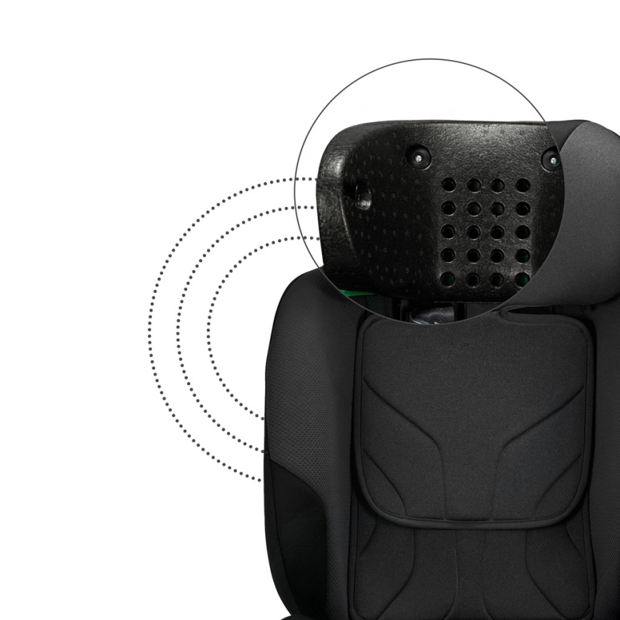 KINDERKRAFT SELECT - Silla de coche I-FIX (40-150 cm) Negro grafito